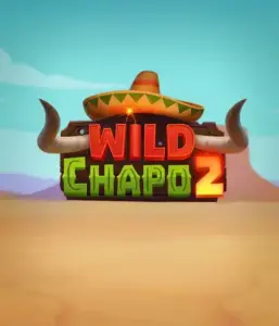 Experience the lively Mexican desert with the Wild Chapo 2 game by Relax Gaming, showcasing a whimsical bull wearing a sombrero set against a serene desert backdrop. This graphic portrays the charm and humor of the game, perfect for those who love culturally inspired slots, delivering a entertaining adventure.