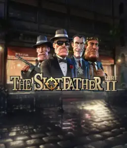 Dive into the underworld world of The Slotfather 2 slot by Betsoft, featuring a lineup of iconic mafia characters against a dark urban backdrop. This graphic captures the gritty theme of the mobster lifestyle with its vivid character design and suspenseful setting. Perfect for fans of crime dramas, offering a captivating adventure. 